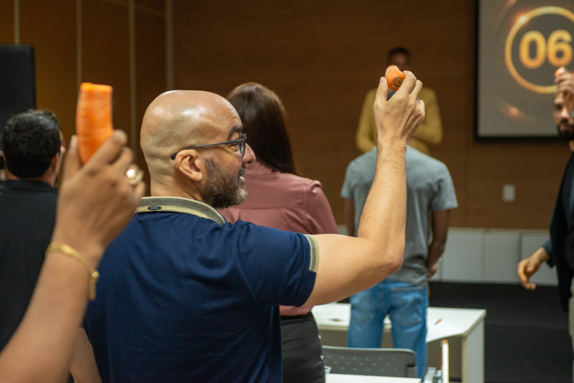 Participantes em dinâmica interativa do Método LIDI